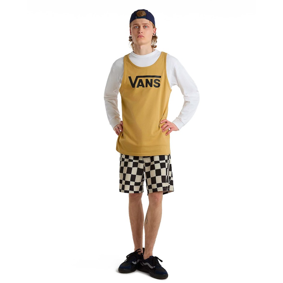 VANS THE DAILY CHECK BOARDSHORT VN0007XSZO2-ZO2 White-Black