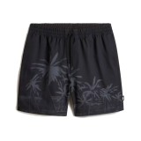 VANS PRIMARY PRINT LOOSE ELASTIC BOARDSHORT VN000M3FBLK-BLK Black Image 