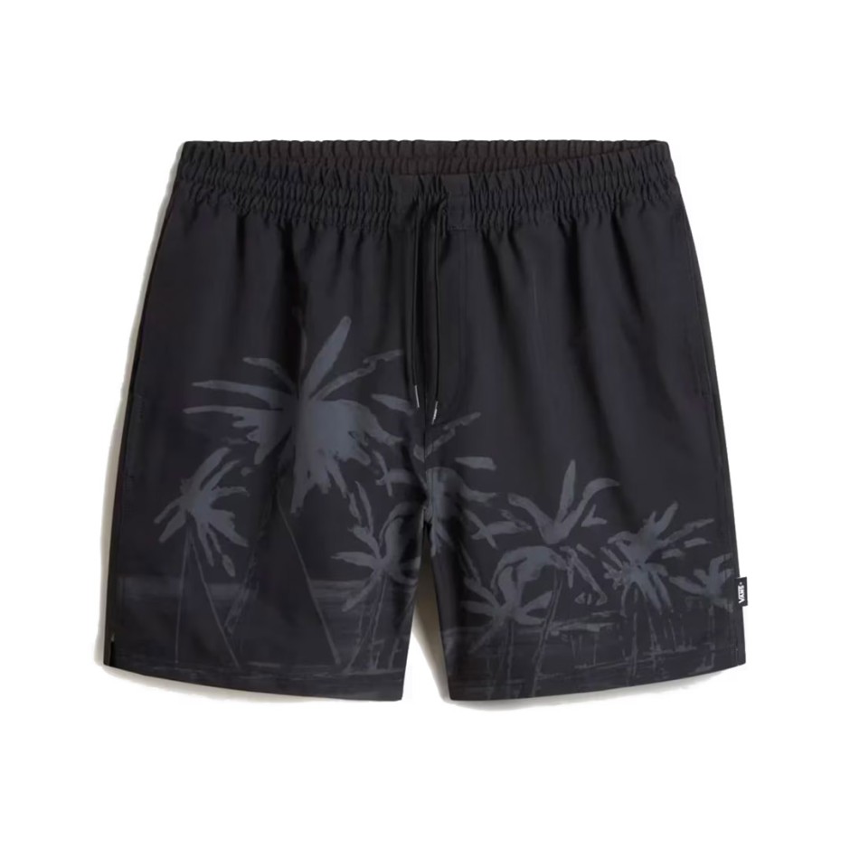 VANS PRIMARY PRINT LOOSE ELASTIC BOARDSHORT VN000M3FBLK-BLK Black