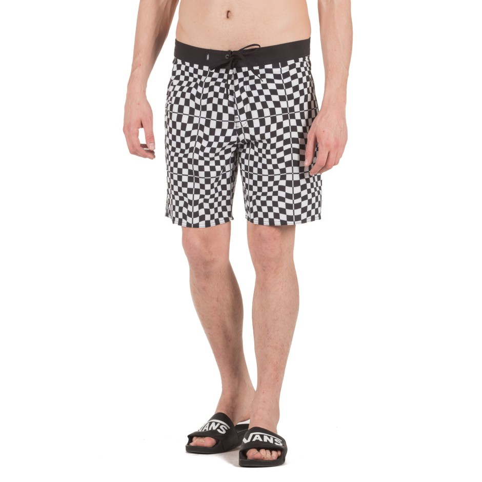 VANS MN MIXED BOARDSHORT VN0A3W45UVD-UVD White-Black