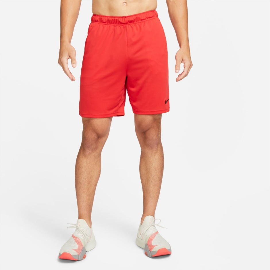 NIKE DRI-FIT MEN'S KNIT TRAINING SHORTS DD1887-657 Red