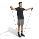 Ανδρικό Σορτς Προπόνησης Γκρι - adidas Performance Workout Essentials Base Woven Εικόνα 3