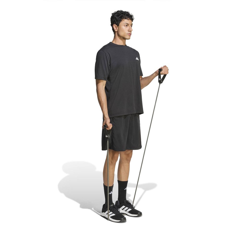 Ανδρικό Σορτς Προπόνησης Μαύρο - adidas Performance Workout Essentials Base Woven