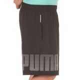 PUMA COLLECTIVE WOVEN MEN'S TRAINING SHORTS 518363-01 Μαύρο