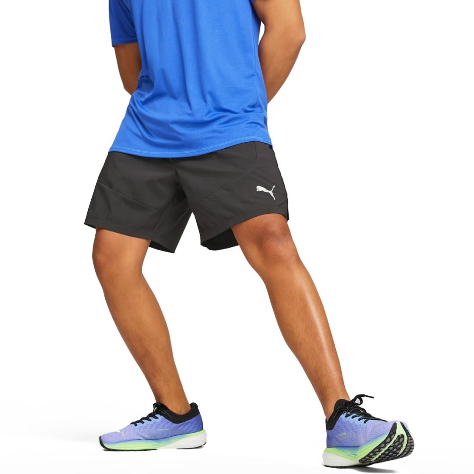PUMA RUN FAVORITE VELOCITY 7'' RUNNING SHORTS Μαύρο