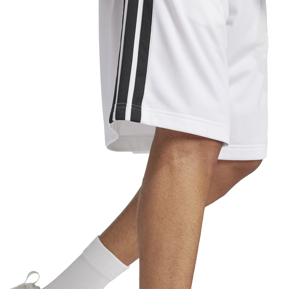 Ανδρική Βερμούδα Λευκή - adidas Sportswear 3-Stripes Essentials