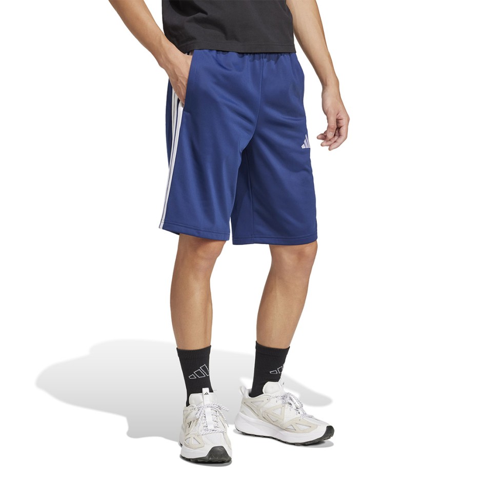 Ανδρική Βερμούδα Μπλε - adidas Sportswear 3-Stripes Essentials