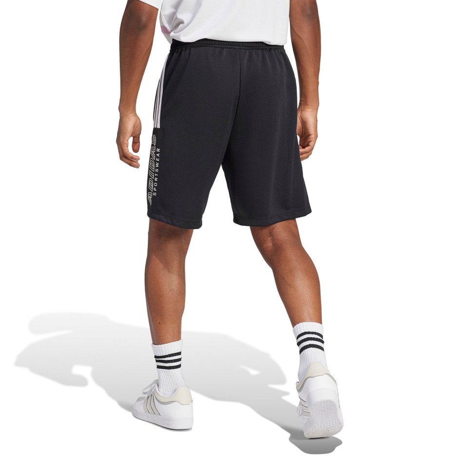 Ανδρική Βερμούδα Μαύρη - adidas Sportswear Tiro Wordmark