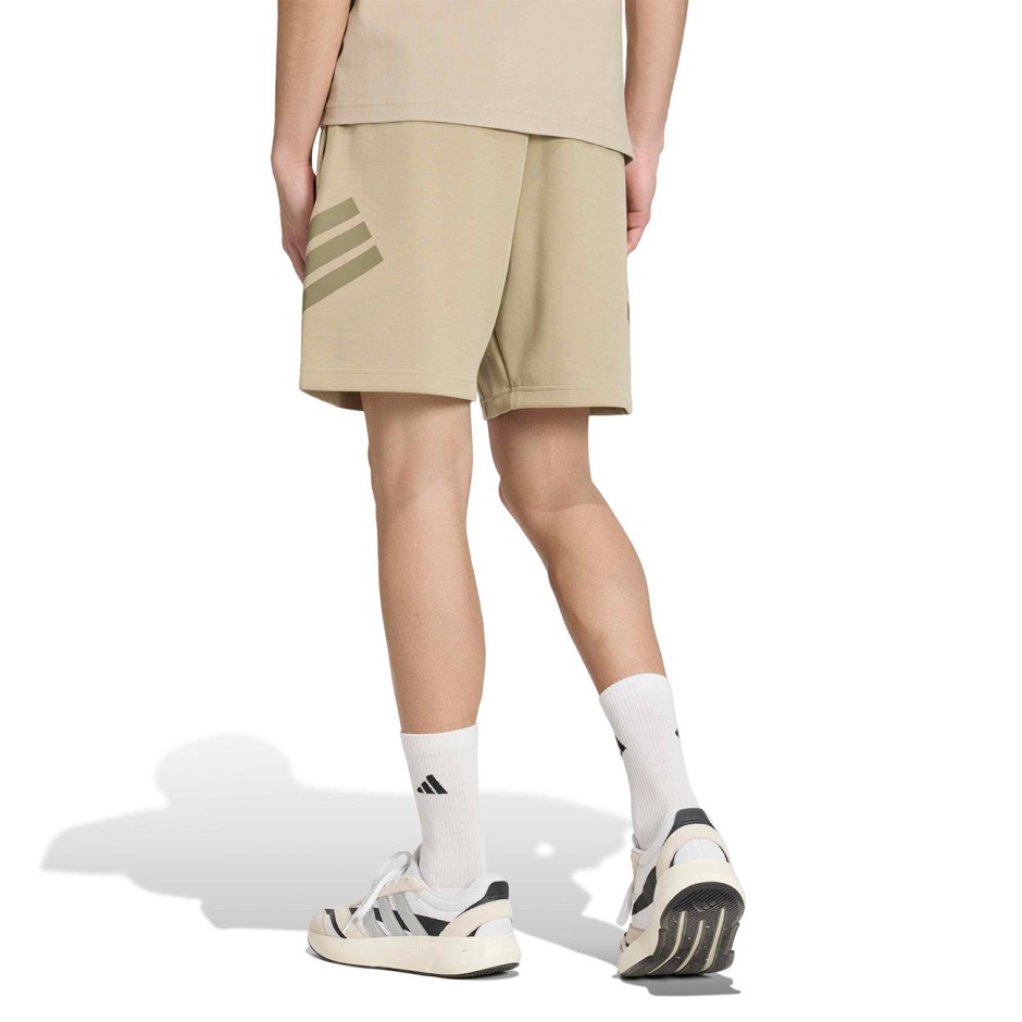 Ανδρική Βερμούδα Χακί - adidas Sportswear Future Icons 3-Stripes