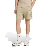 Ανδρική Βερμούδα Χακί - adidas Sportswear Future Icons 3-Stripes Εικόνα 