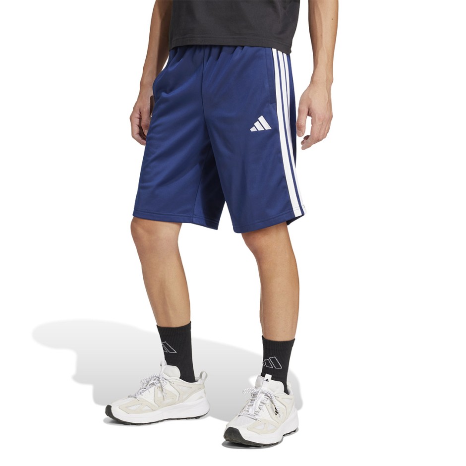 Ανδρική Βερμούδα Μπλε - adidas Sportswear 3-Stripes Essentials