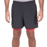 UNDER ARMOUR QUALIFIER 2-IN-1 SHORT 1289625-016 Coal Image 