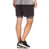 UNDER ARMOUR QUALIFIER 2-IN-1 SHORT 1345320-001 Μαύρο Εικόνα 0