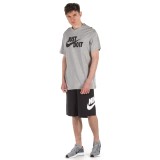 NIKE M NSW HE SHORT FT ALUMNI AR2375-010 Μαύρο