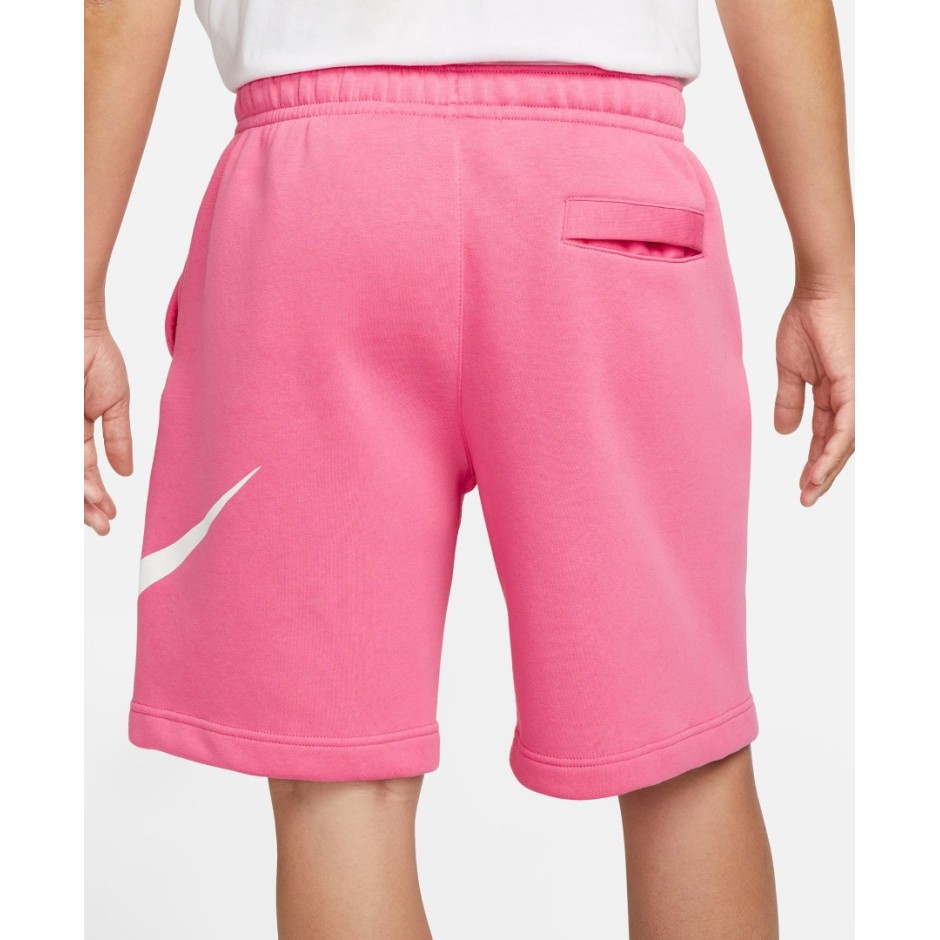 Nike club shorts pink hotsell