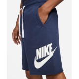 NIKE M NK CLUB ALUMNI HBR FT SHORT DX0502-410 Blue Image 1
