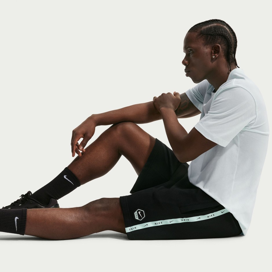 Men's Shorts Black - Nike Sportswear Classic French Terry