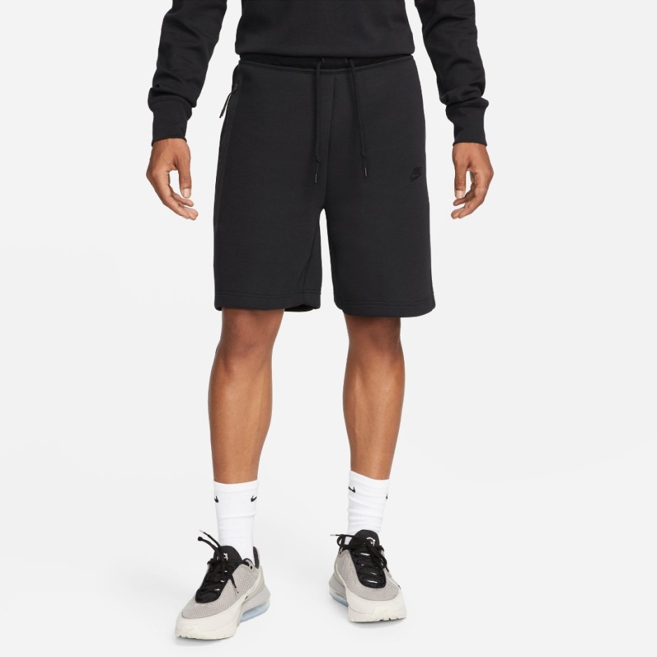 Ανδρική Βερμούδα Μαύρη - Nike Sportswear Tech Fleece