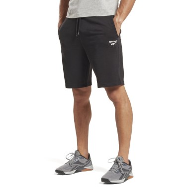 Reebok Sport IDENTITY FRENCH TERRY SHORTS Μαύρο
