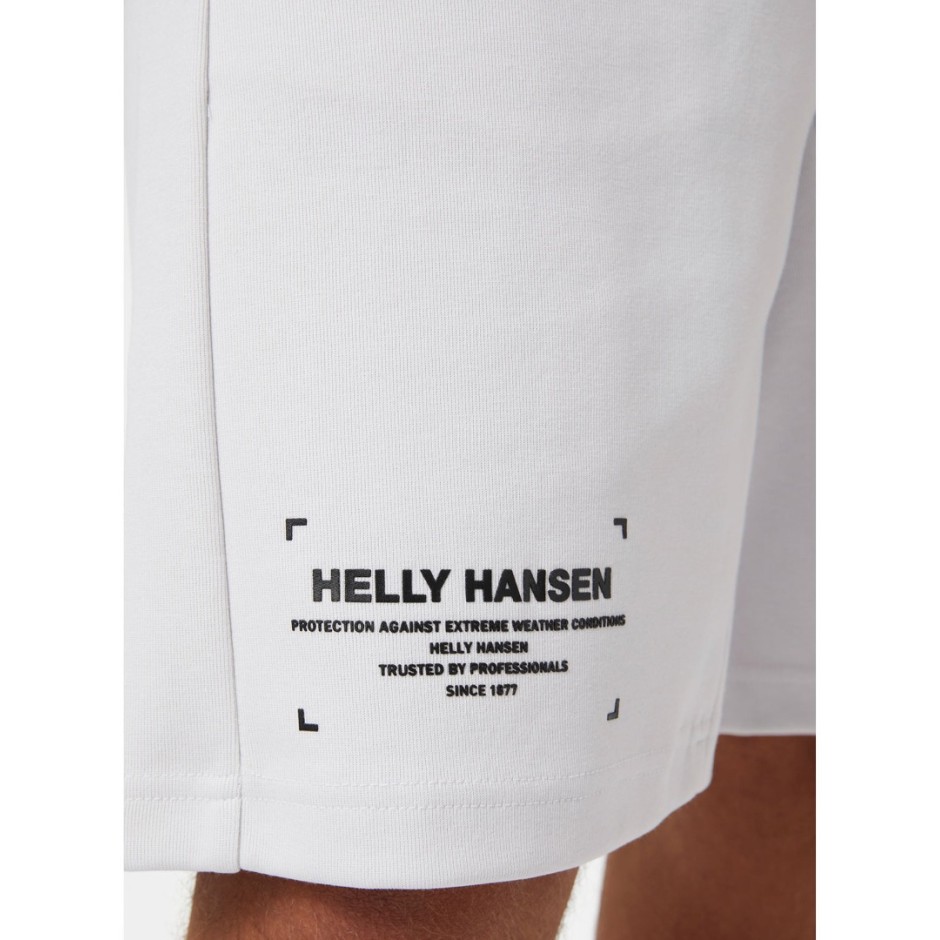HELLY HANSEN MOVE SWEAT SHORTS 53710-823 Λευκό