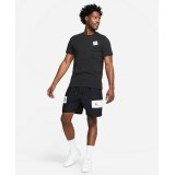 JORDAN M J DF AIR MESH GFX SHORT CZ4771-010 Black Image 5