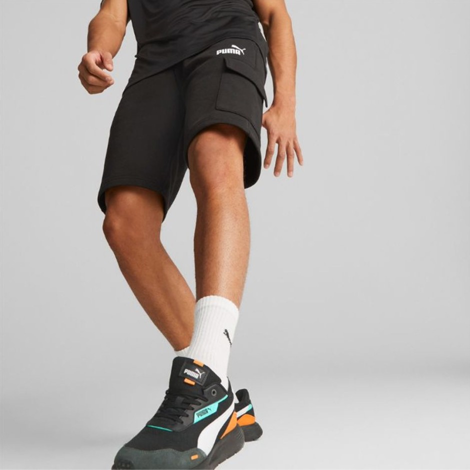 Ανδρική Βερμούδα Μαύρη - Puma Essentials Cargo 10" TR