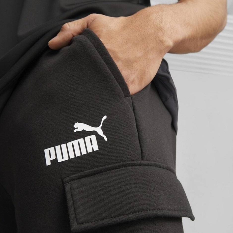 Ανδρική Βερμούδα Μαύρη - Puma Essentials Cargo 10" TR