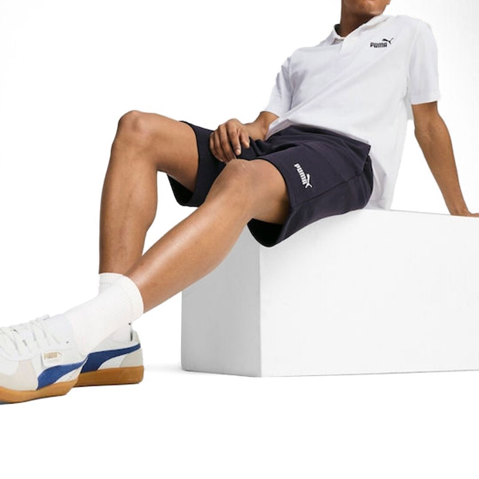 Ανδρική Βερμούδα Μπλε - PUMA Essentials No. 1 Logo