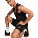 Ανδρική Βερμούδα Μαύρη - PUMA Essentials Big No. 1 Logo Εικόνα 1