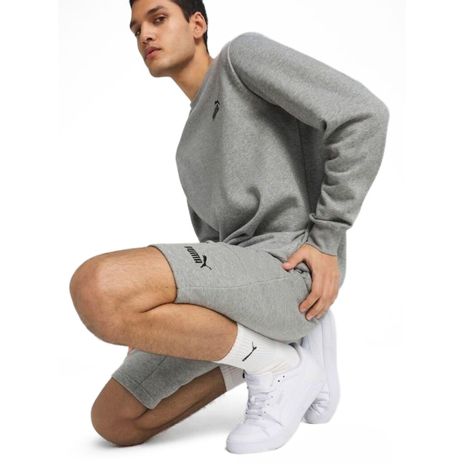 Ανδρική Βερμούδα Γκρι - PUMA Essentials Big No. 1 Logo