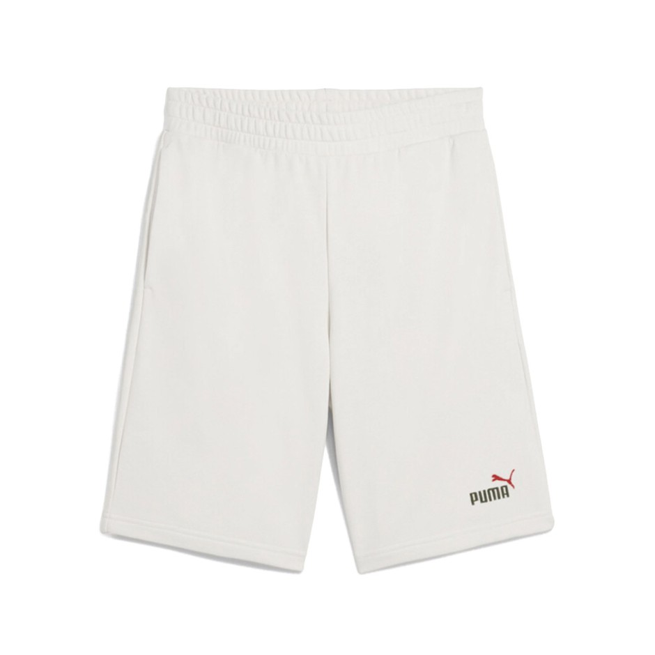 Ανδρική Βερμούδα Λευκή - PUMA Essentials 2 Colour No. 1 Logo