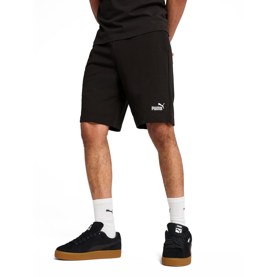Ανδρική Βερμούδα Μαύρη - PUMA Essentials Big No. 1 Logo