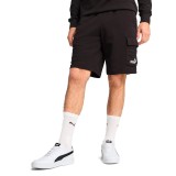 PUMA ESS NO. 1 LOGO CARGO SHORTS 10 TR 682662-01 Black Image 