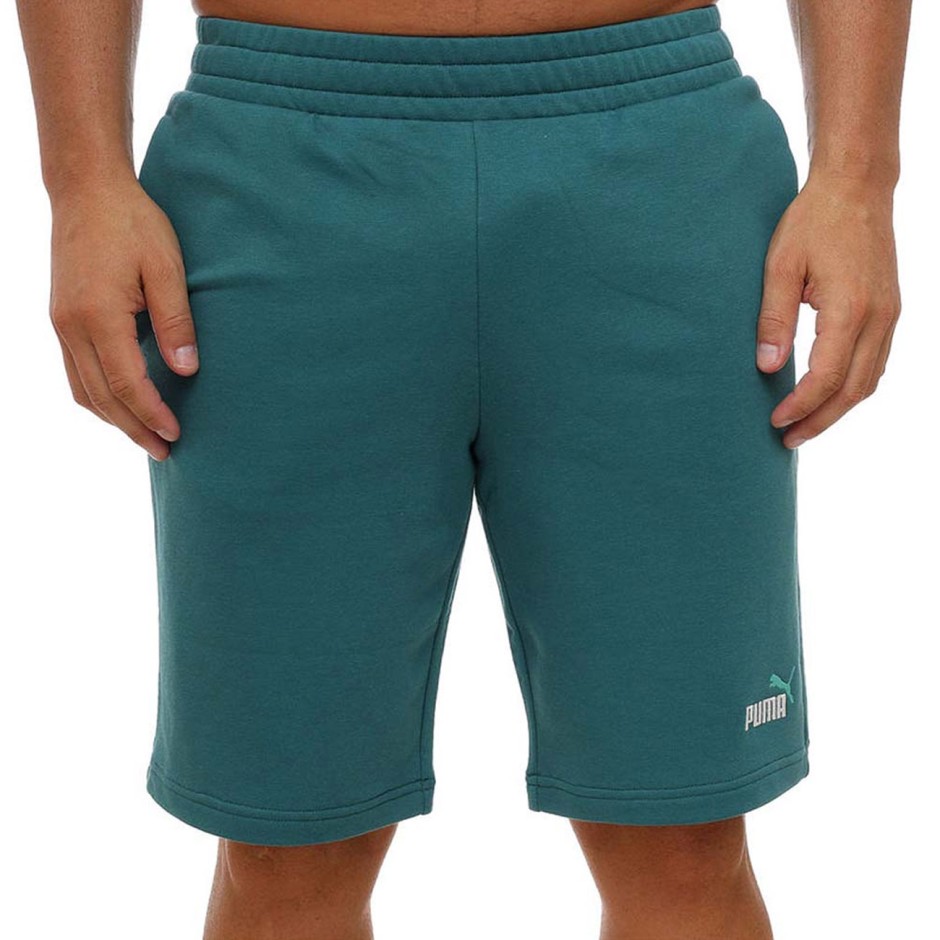 Ανδρική Βερμούδα Πετρόλ - PUMA Essentials 2 Colour No. 1 Logo
