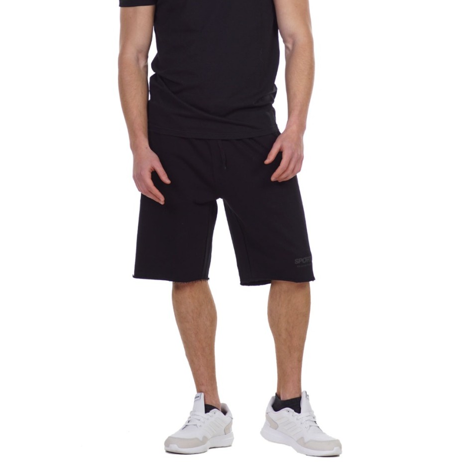 BODY ACTION MEN BERMUDA SHORTS 033123-01-01 Black