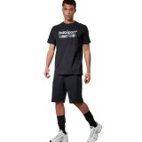 Men's Shorts Black - Body Action Image 2