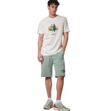 Men's Shorts Green - Body Action Image 3