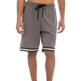 BE:NATION LONG SHORTS WITH STRIPE TAPES & ZIP POCKETS 03312305-3F Coal Image 2