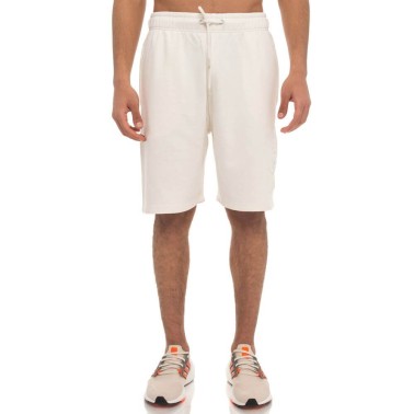 BE:NATION ESSENTIALS TERRY SHORTS WITH EMBOSSED LOGO 03312304-2A Ecru