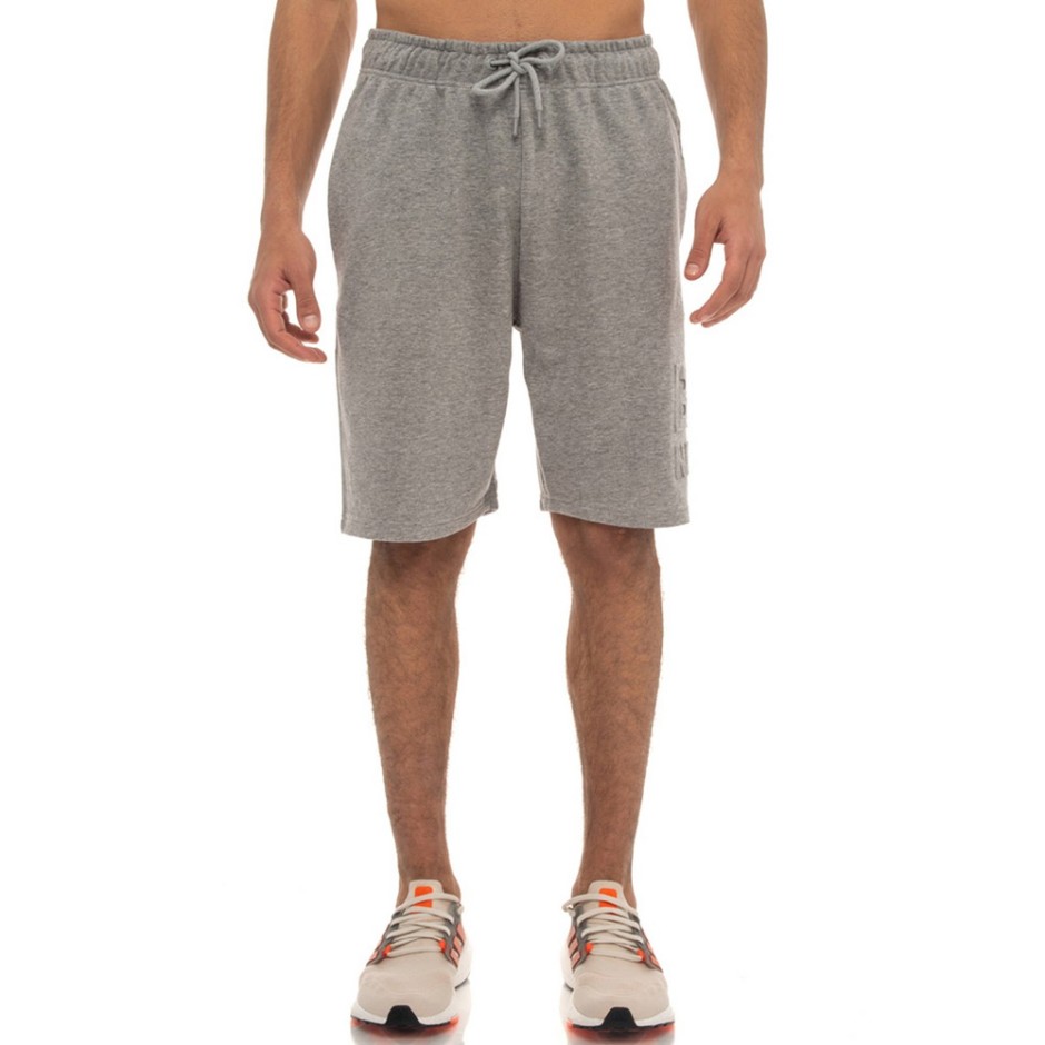 BE:NATION ESSENTIALS TERRY SHORTS WITH EMBOSSED LOGO 03312304-3I Grey