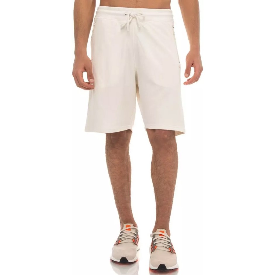 BE:NATION TERRY SHORTS WITH ZIP POCKETS 03312303-2A Ecru