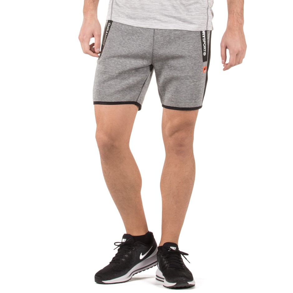 SUPERDRY GYM TECH STRIPE SLIM SHORT M71001PQ AE3 Grey Zakcret.gr