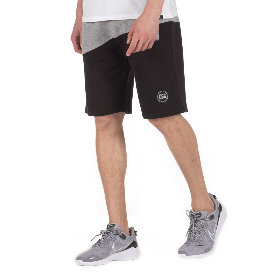 DISTRICT75 MEN'S SHORT PANTS 120MVE-691 Μαύρο