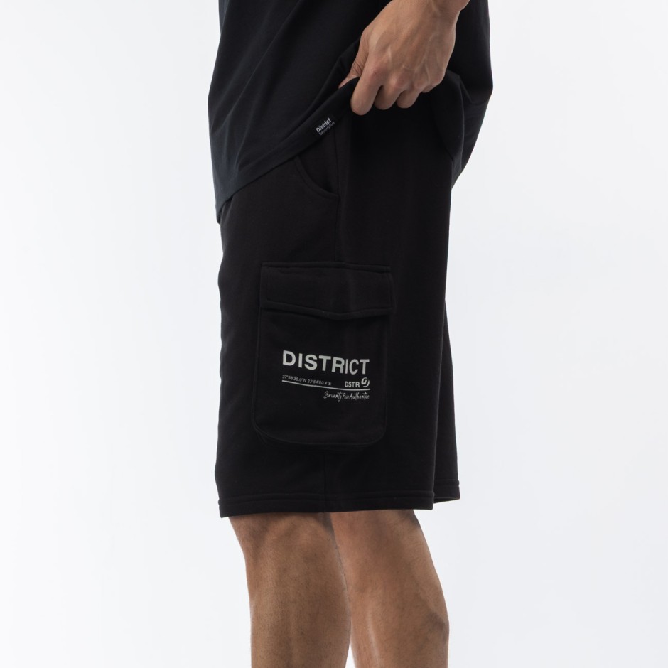Ανδρική Βερμούδα Μαύρη - District75