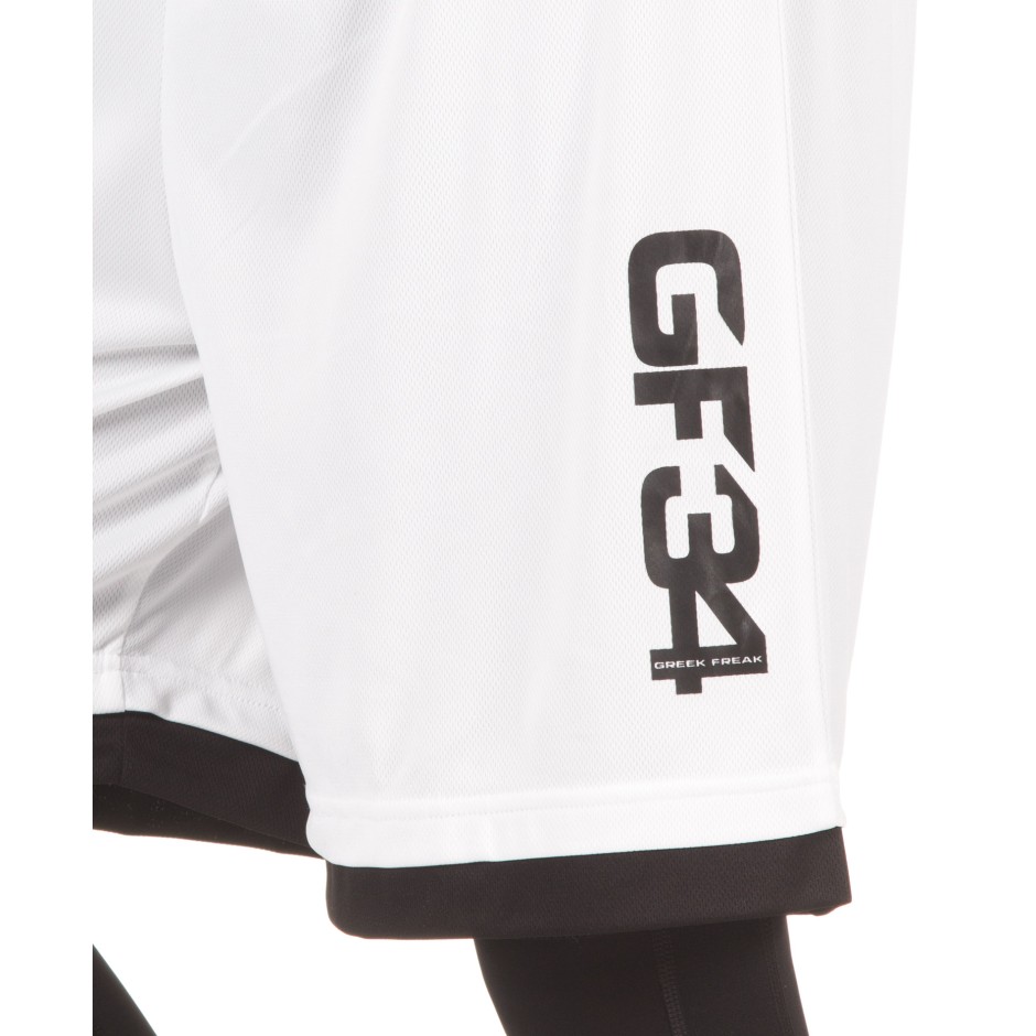 GSA X GREEK FREAK BASKETBALL SHORTS 34-18004-02 White