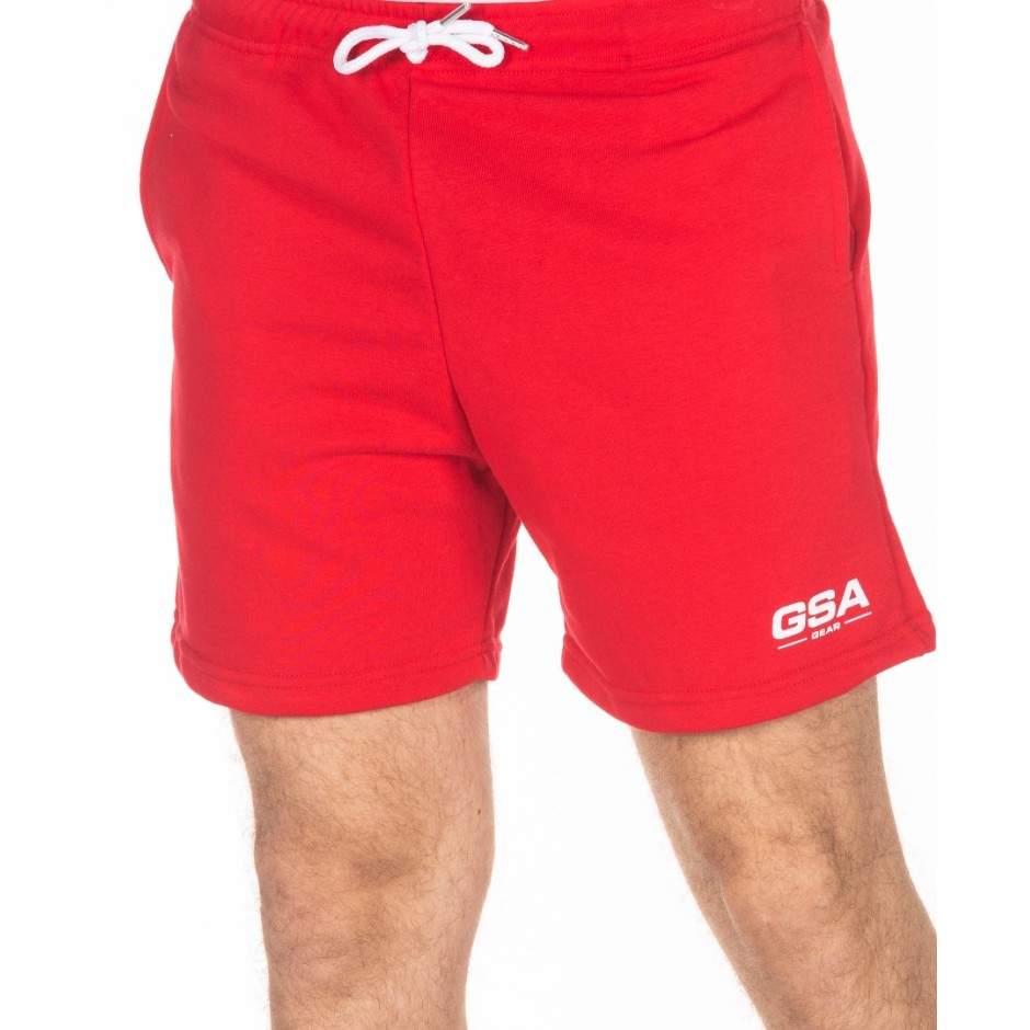 GSA SHORTS 3/4 (F. TERRY) 1711009004-RED Red