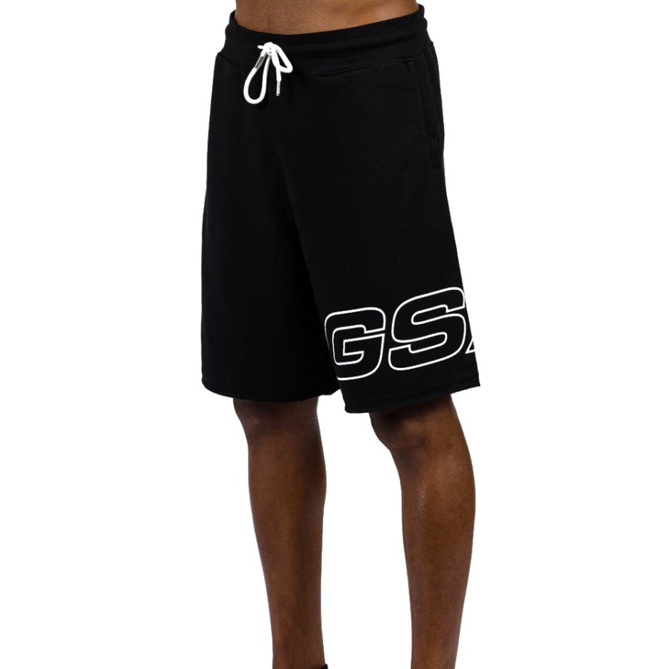 GSA 1711209008 MEN  ORGANIC 4/4 SHORTS-01 JET BLACK Black