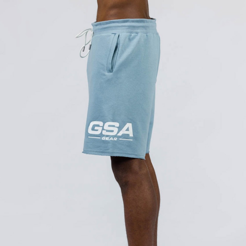 GSA MEN GSA GEAR 4/4 SHORTS 1712325-16 SURF BLUE Siel