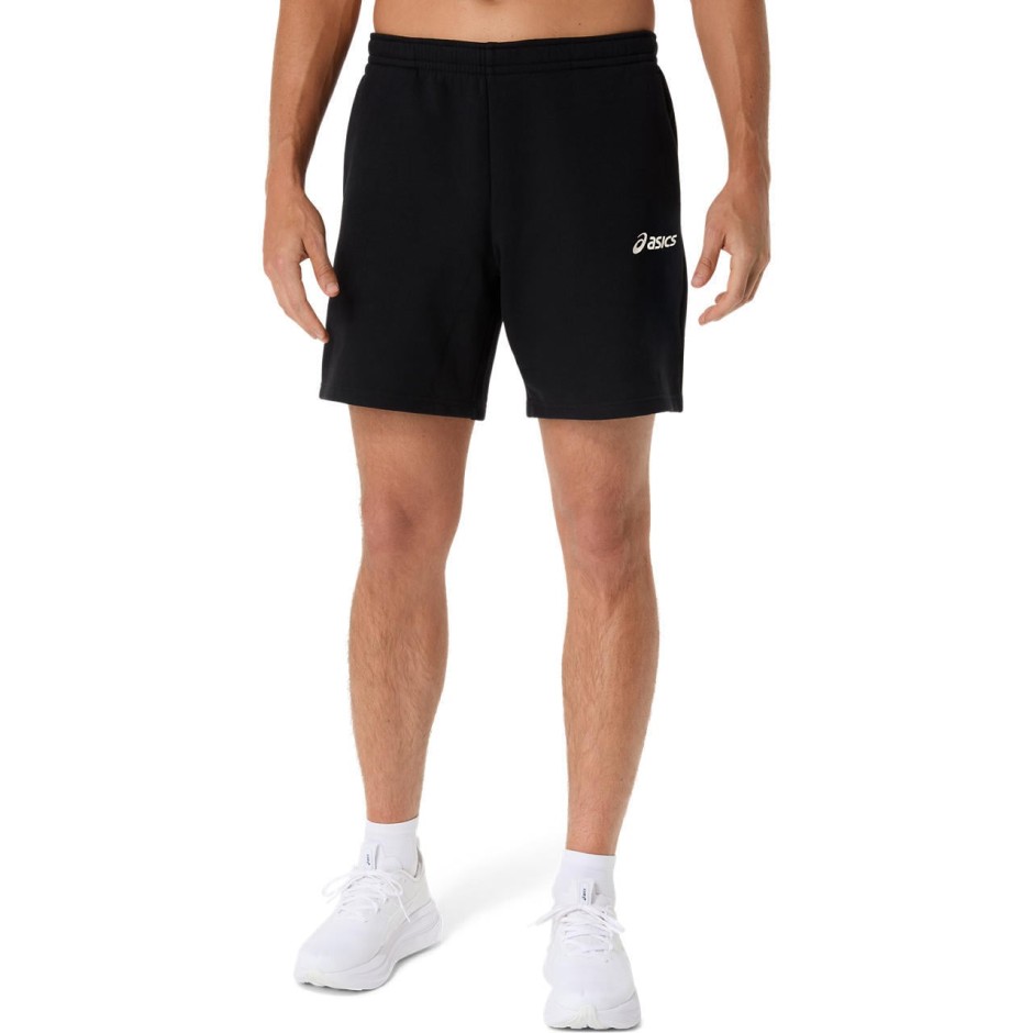 ASICS LOGO FLEECE 7IN SHORT 2031F330-001 Black