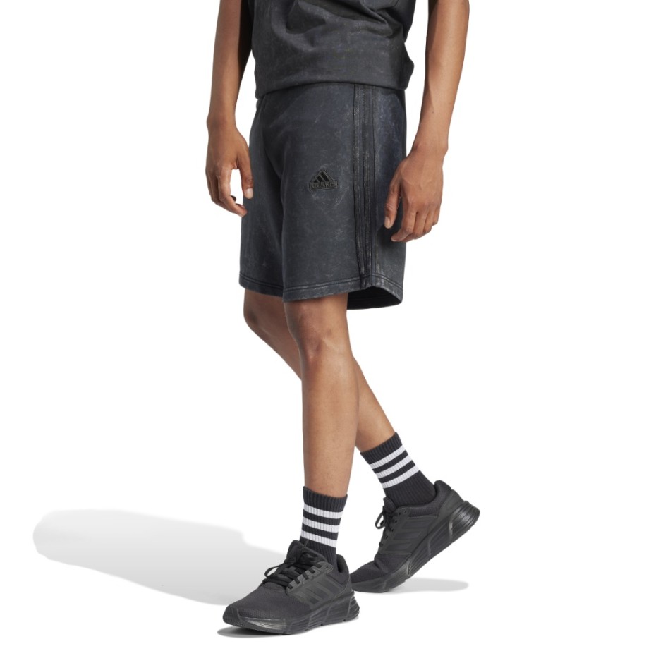 Ανδρική Βερμούδα Μαύρη - adidas Sportswear All SZN 3-Stripes